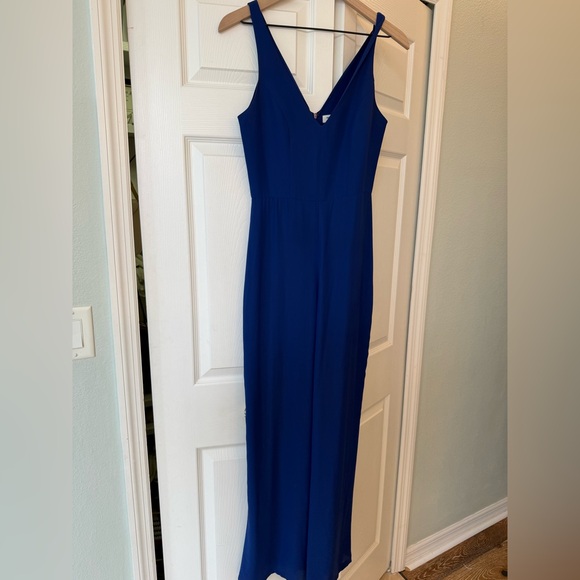 Amanda uprichard blue Lamar jumpsuit - Picture 6 of 11